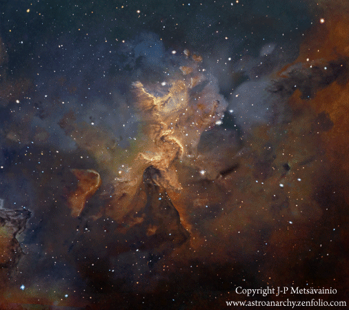 Melotte 15. Mirada al centro de la Nebulosa Heart, situada a 7.500 millones de años luz,